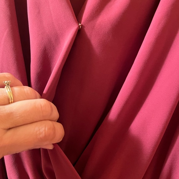 Amanda Uprichard Alissa Puff Sleeve Mini Dress in Jam - Picture 8 of 10